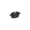 STAUB MINI COCOTTE OVAL NEGRA 11 cm STAUB MINI COCOTTE OVAL NEGRA 11 cm
