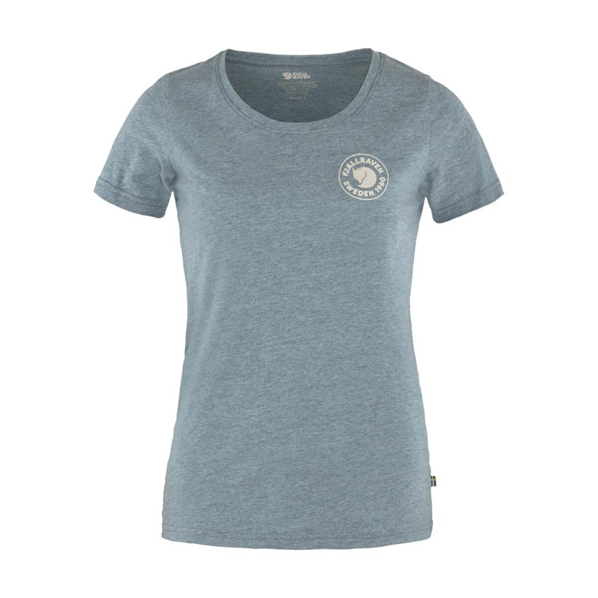 Polo Fjallraven 1960 Logo T-shirt W Mujer - Indigo Blue-melange 