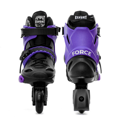 Rollers Profesionales Base Aluminio Abec11 Silicona Violeta