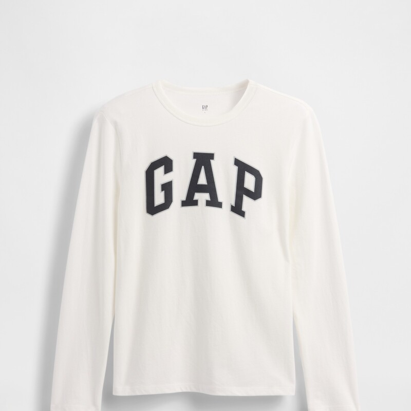 V-FRCH LS LOGO TEE NEW OFF WHITE
