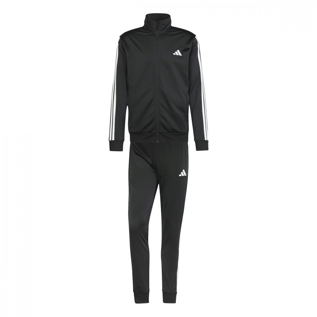 Conjunto Sportswear Basic 3 Franjas Tricot de Hombre - Negro 