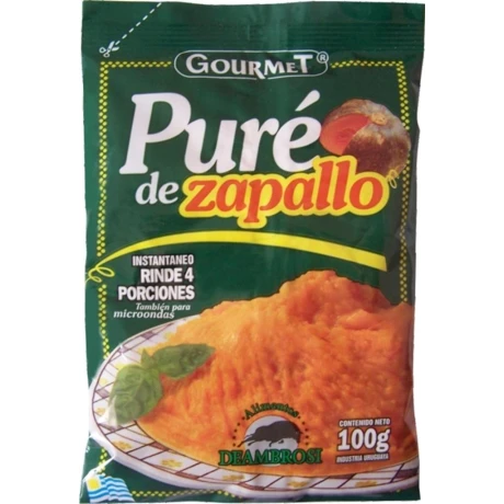 PURE DE ZAPALLO GOURMET 100G PURE DE ZAPALLO GOURMET 100G