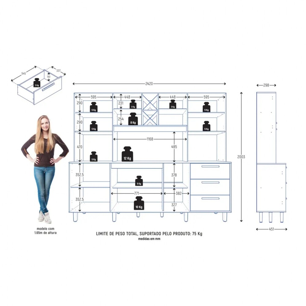 Kit de Cocina - 8 puertas 3 cajones - Apollo Cinamomo/Arena