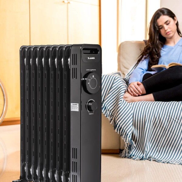 Radiador Aceite James Ra 2000w NEGRO
