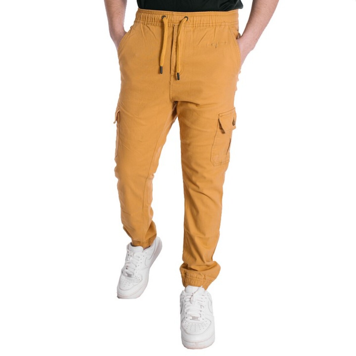 Pantalón Muvem Cargo de Hombre - FP21003 - Mostaza 