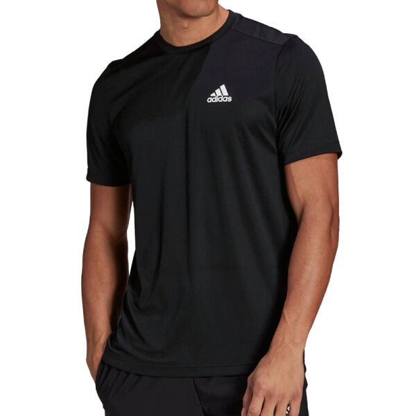 Remera ADIDAS BLACK/WHITE de Hombre - GM2090 Negro-blanco