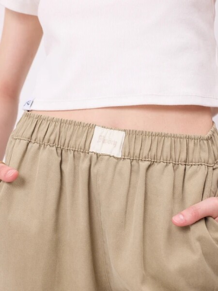 PANTALON RUSTY CARMIN VERDE