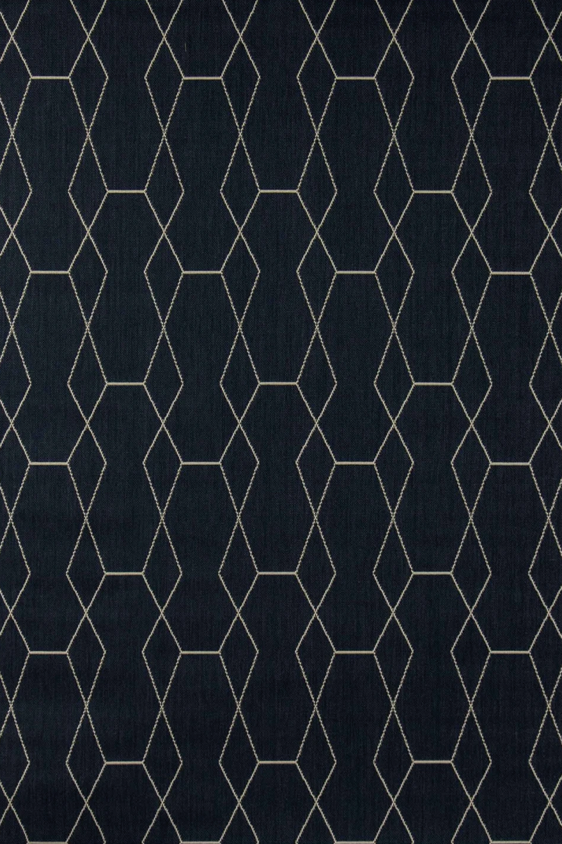 LINEO - ALFOMBRA LINEO LIN/9356/H503/ 160X230 MIDNIGHT BLUE/WOOL 