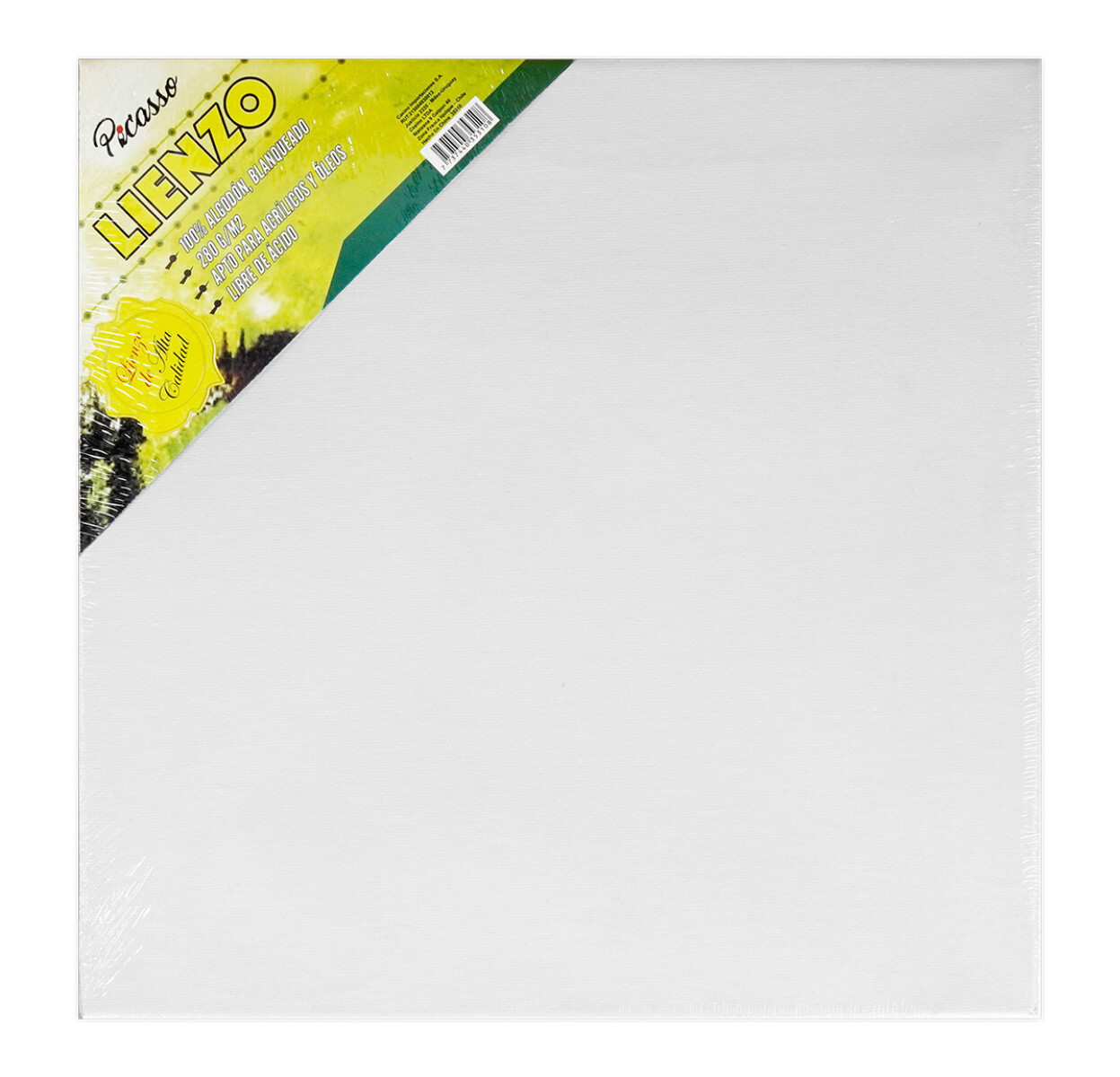 Lienzo blanco cuadrado 