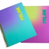 CUADERNO MILAN SUNSET CON ESPIRAL TAMAÑO A4 DE 90 HOJAS RAYADO CUADERNO MILAN SUNSET CON ESPIRAL TAMAÑO A4 DE 90 HOJAS RAYADO