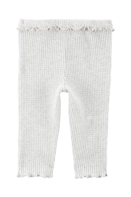 Pantalón de algodón térmico, gris Sin color