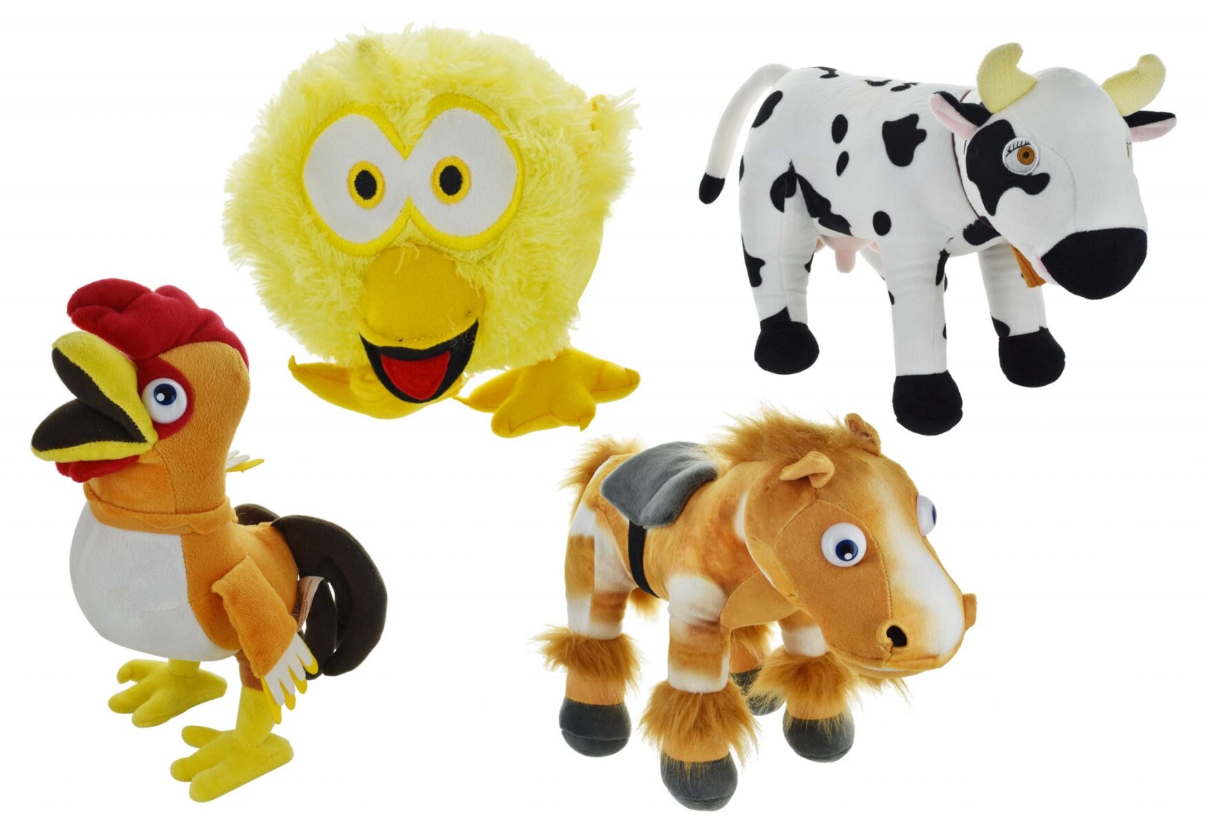 PELUCHE MUSICAL3 CANCIONES DIF. ANIMALES LA GRANJA DE ZENON20CM 8001 Q16 -4P 