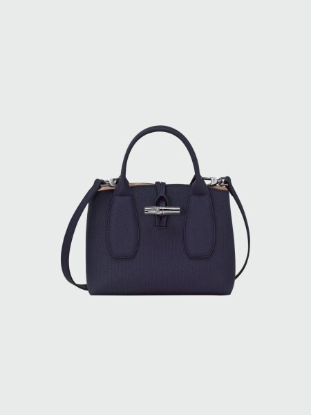 Longchamp -Cartera pequeña de cuero, ROSEAU Violeta