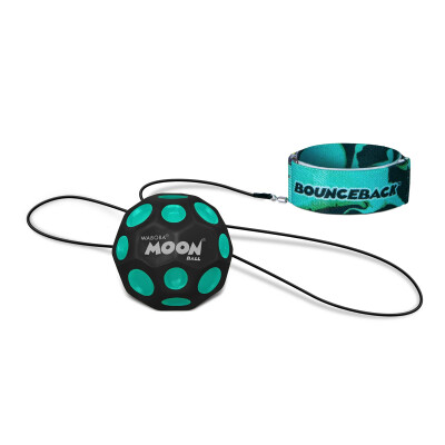 Pelota Moon Ball Rebote Waboba Azul Negro
