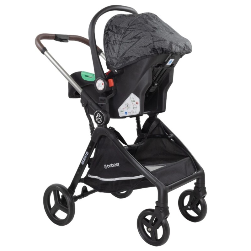 Bebesit Travel System Mars LX Baby Silla I-size + Base Negro Bebesit Travel System Mars LX Baby Silla I-size + Base Negro