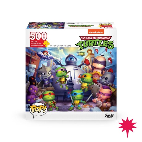 FUNKO GAMES! PUZZLE DE 500 PCS TORTUGAS NINJA FUNKO GAMES! PUZZLE DE 500 PCS TORTUGAS NINJA