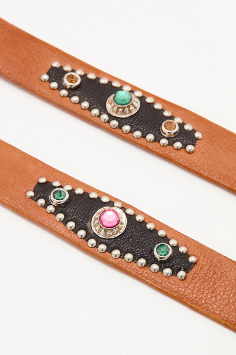 Cinturón Jessie Studs Camel