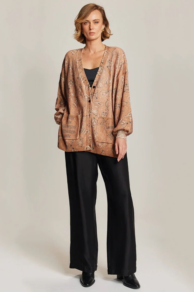 CARDIGAN LIV LONG Estampado