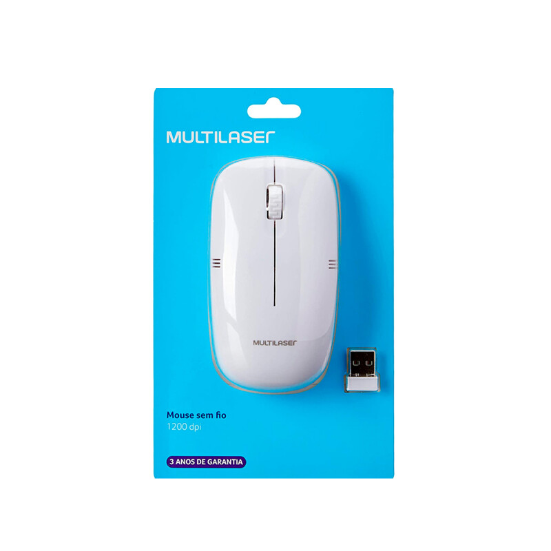 Mouse inalambrico MULTILASER 2.4 g 1200 dpi Mouse inalambrico MULTILASER 2.4 g 1200 dpi