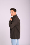 Sobrecamisa de gabardina Negro