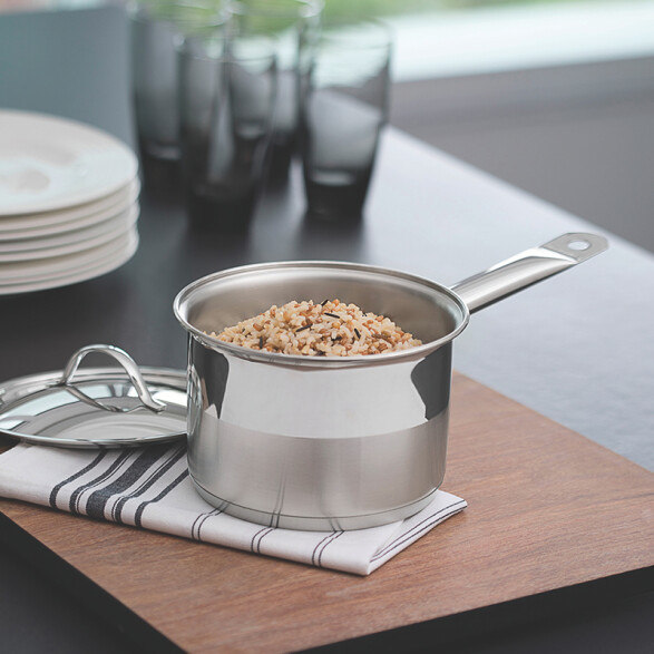 Olla honda c/mango y tapa ø16cm. 2,2 lts. "prof" TF1776