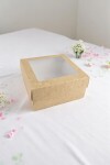 Caja 20x20x9,5 c/visor. MADERA