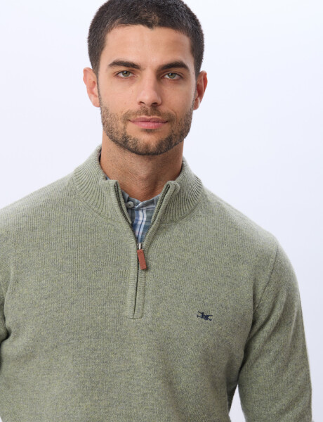 BUZO DE LANA DE ABRIGO Verde Claro