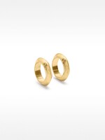 Set Anillos Con Relieve dorado