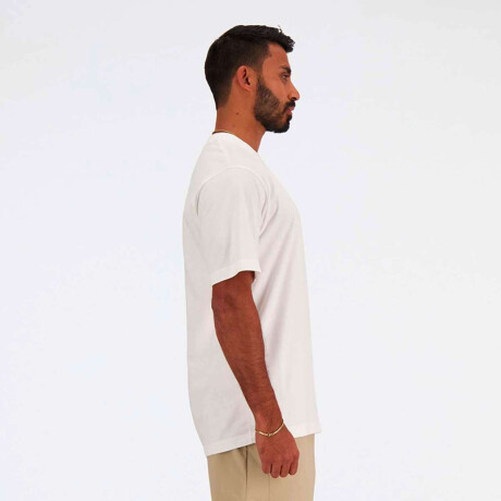 Remera Small Logo De Hombre Blanco