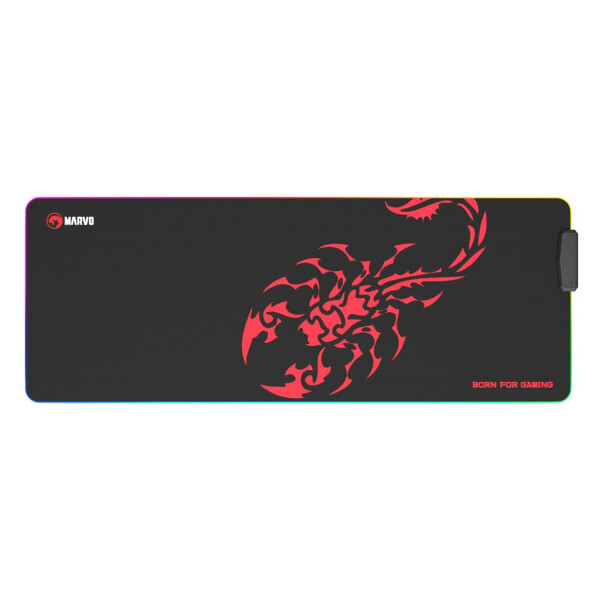 Mousepad Gamer Mmarvo Mg011 Scorp Xl Luz Rgb MOUSE PAD MARVO MG011 SCORP XL