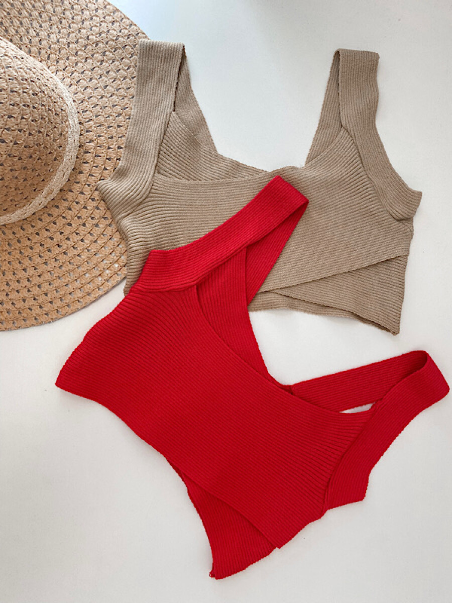 Top Aruba - Rojo 