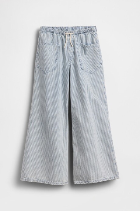 Jean Baggy Niña Railroad Strp Indigo