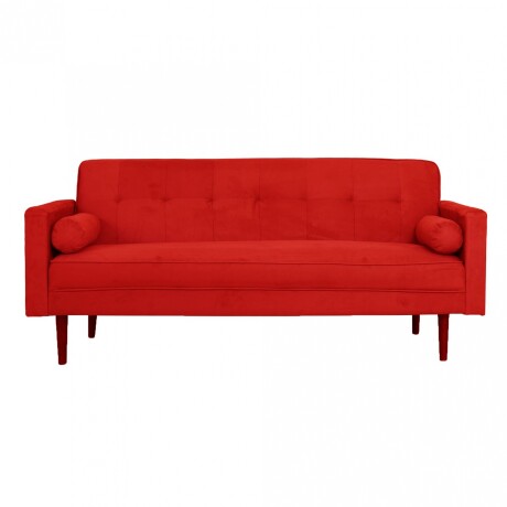 SOFA CAMA GISBON BALI 3P CON ALMOHADONES ROJO SOFA CAMA GISBON BALI 3P CON ALMOHADONES ROJO