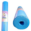Alfombra para ejercicio, yoga, pilates. 4mm de espesor Celeste