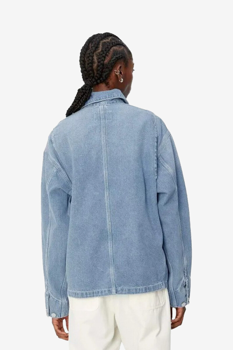 CAMPERA DENIM Celeste