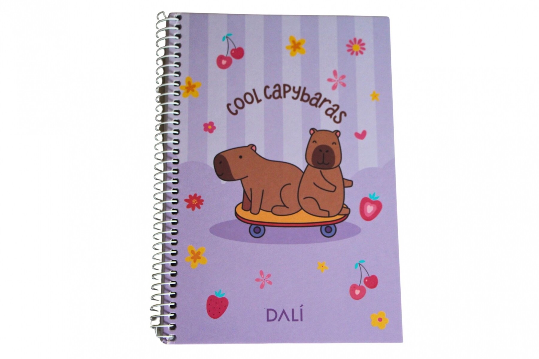 CUADERNO A5 DALI 70 HOJAS - TAPA COOL CAPYBARAS 