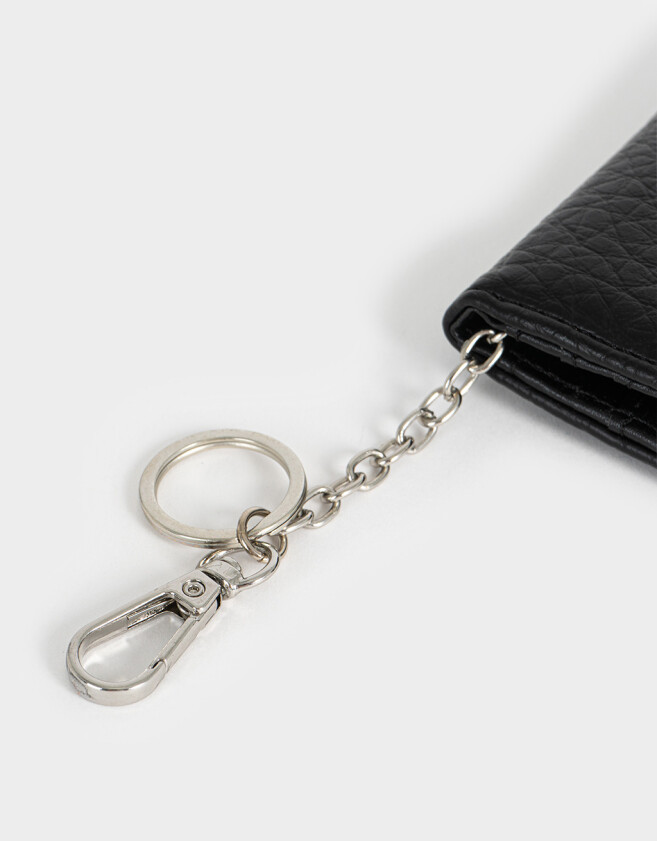 Tarjeteros Tarjetero Con Solapa - Negro