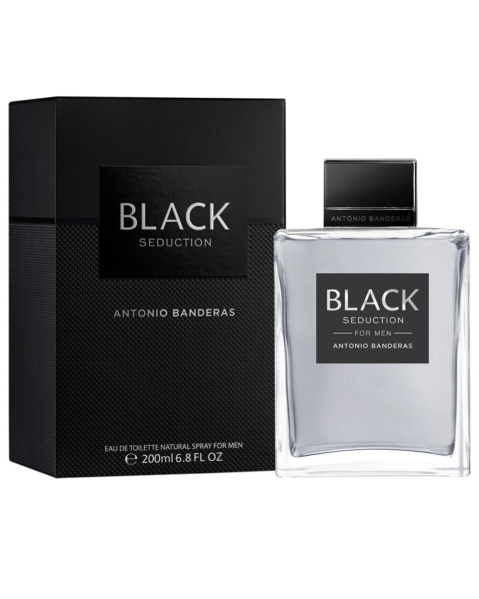 Perfume Antonio Banderas Seduction in Black EDT 200ml Original 
