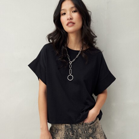 REMERA EXTAL Negro