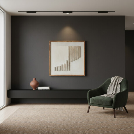 CUADRO DECORATIVO MADERA MACIZA 62 Cm x 62 Cm - LÍNEA RÚSTICA N°5