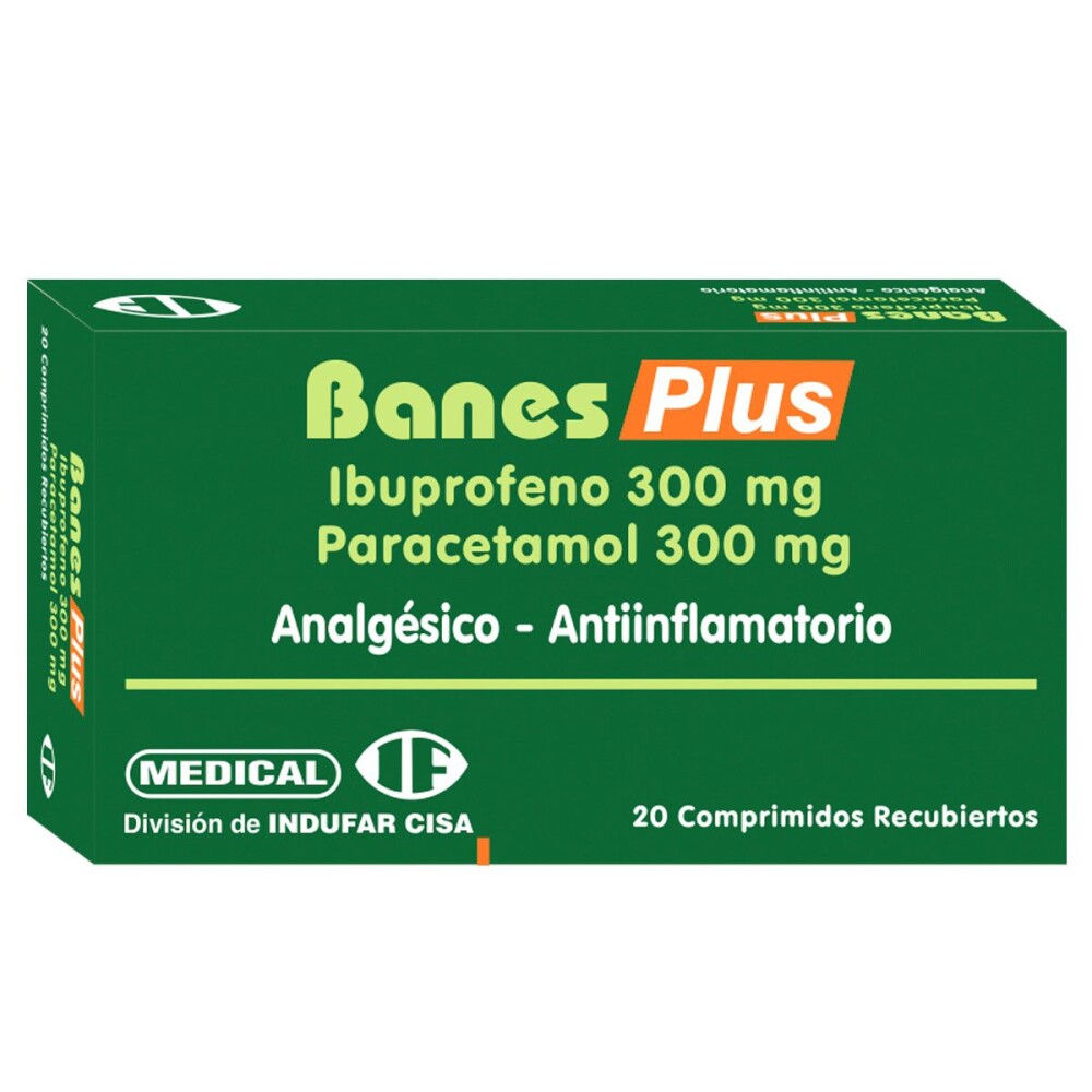 BANES PLUS CJ X 20 COMP. REC. única