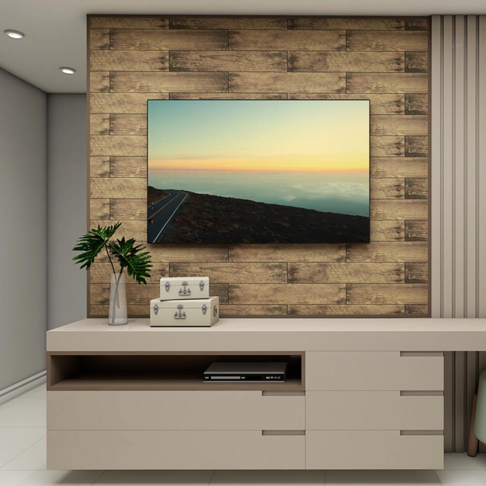 REVESTIMIENTO PVC PARA PARED MODELO MADERA - 0.25X6 MTS / Espesor: 10 MM Revestimiento Pvc Para Pared Modelo Madera - 0.25x6 Mts / Espesor: 10 Mm
