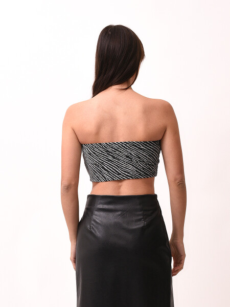 TOP SINGA BANDEAU NEGRO