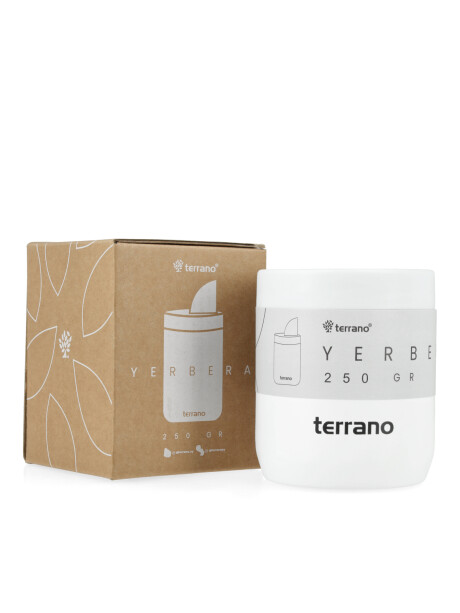 Yerbera Roler Mediana Blanco