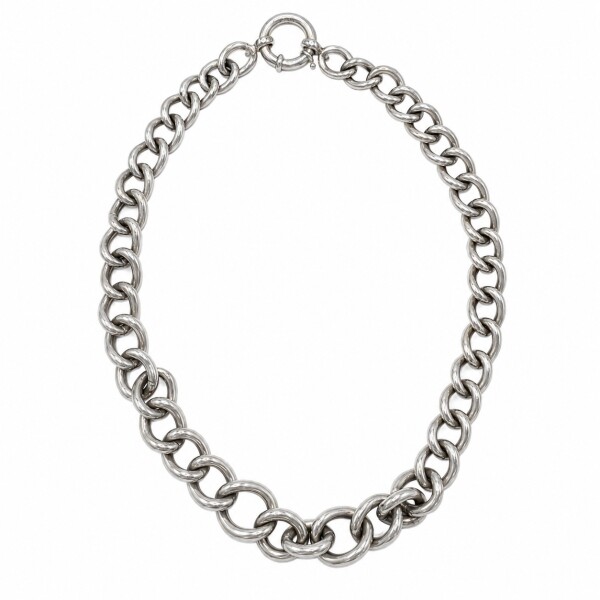cadena force oval - Plata 925 - Sin Piedra - CD3550 sinpiedra