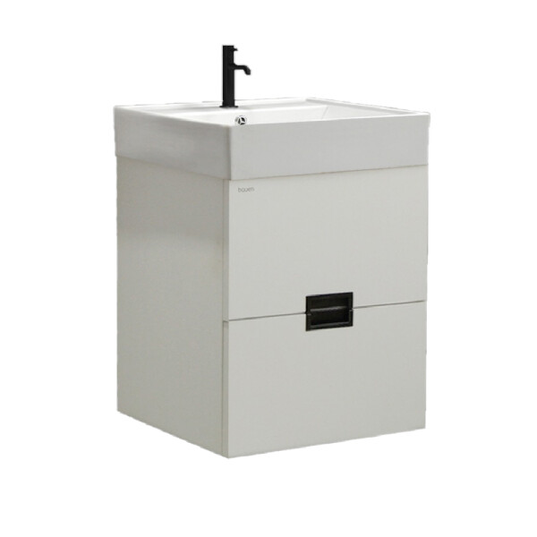 VANITY MDF BLANCO (BA307-50W) C/BACHA BLANCA Vanity Mdf Blanco (ba307-50w) C/bacha Blanca