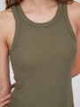 Musculosa Carss Verde Oliva Oscuro