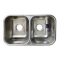 PILETA ACERO JOHNSON 70 X 37 X 15 DOBLE PILETA ACERO JOHNSON 70 X 37 X 15 DOBLE