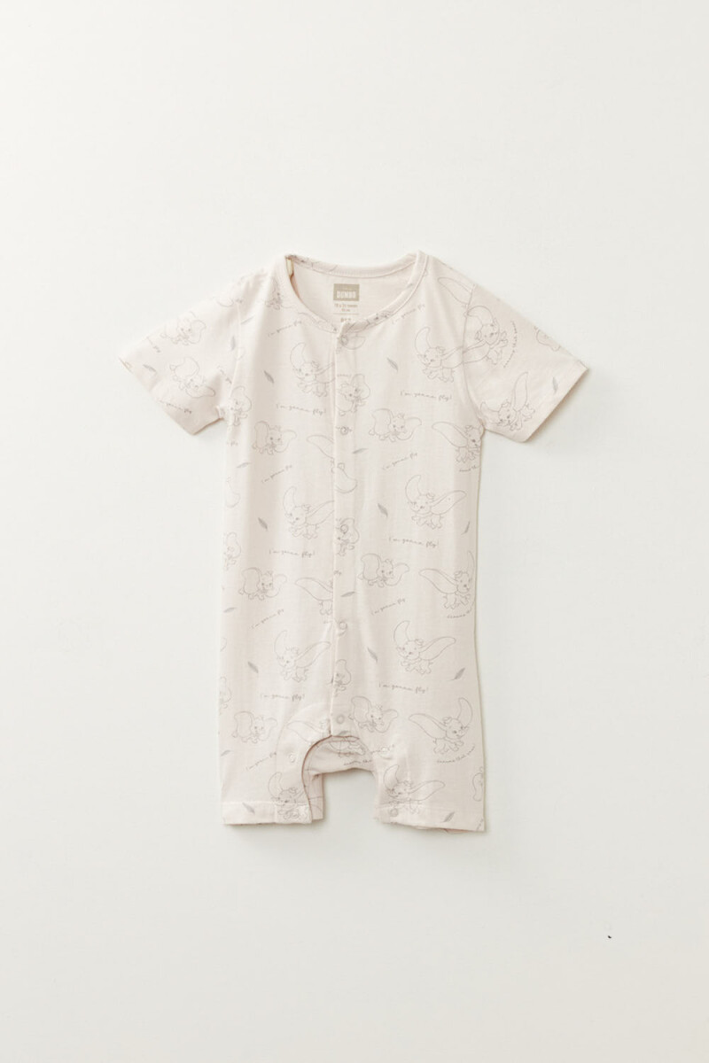 Enterito pijama estampa disney dumbo - Dumbo Rosa 