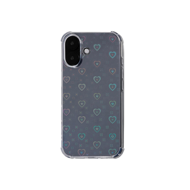 Protector para iPhone 16 transparente + laminas Protector Para Iphone 16 Transparente + Laminas